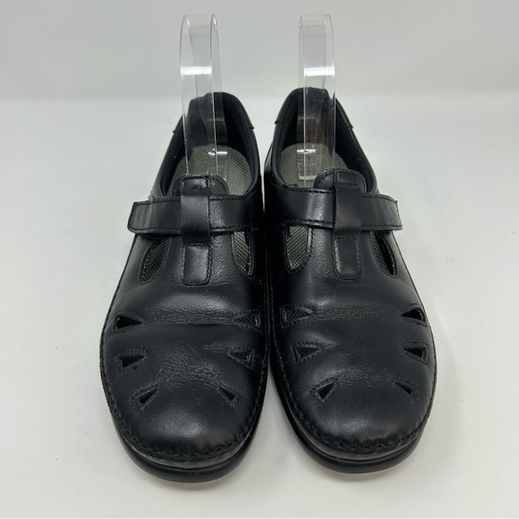 SAS Roamer Black Leather Walking Shoe Loafers Size 8** Tripad Comfort Active - Picture 4 of 12